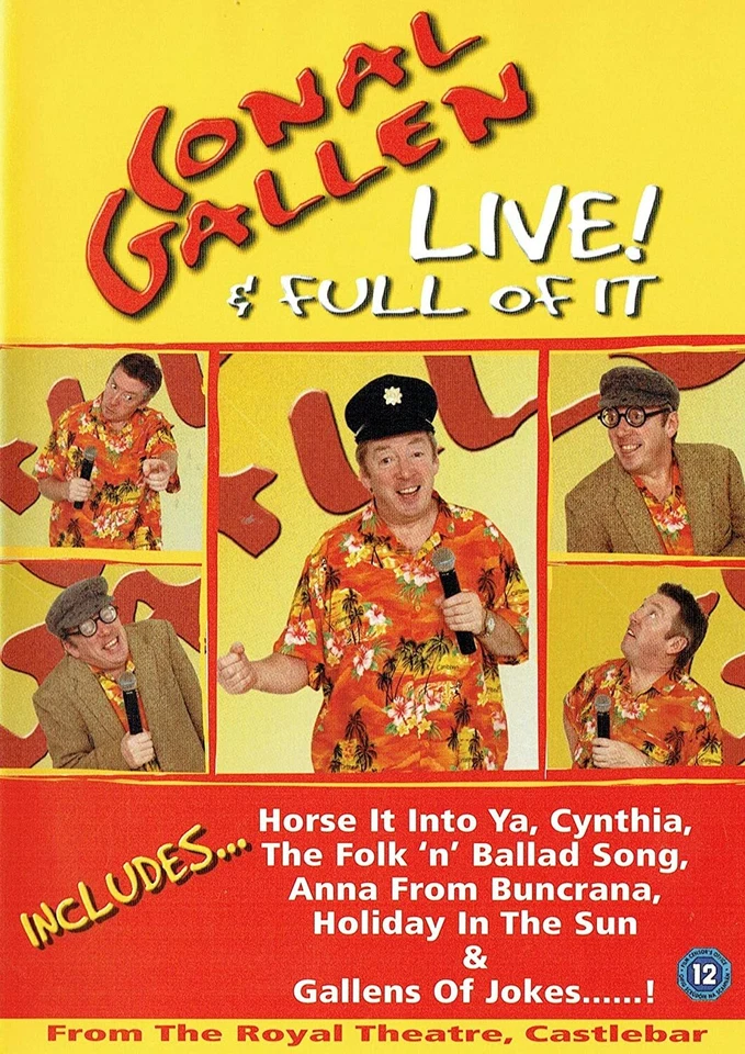 Conal Gallen Live! & Full of It DVD Irish Comedy - Image 1 of 1