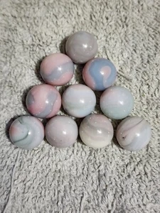 10 UV REACTIVE JABO HARD TO FIND GLASS MARBLES $8.99 LOT H