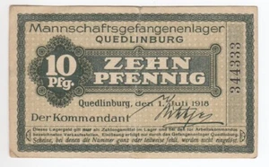 Germany, 10 Zehn Pfennig, WWI Currency, 1918, XF - Picture 1 of 2