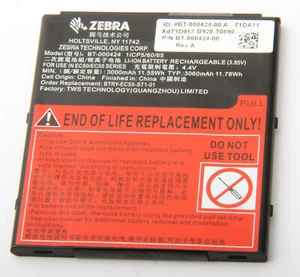 Nueva Batería BT-000424 1ICP7/59/64 para ZEBRA EC50 EC55 - Imagen 1 de 4