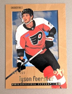 Tyson Foerster 2023-24 Upper Deck SkyBox E-X 2000 Credentials #136 Rookie /499 - Foto 1 di 2