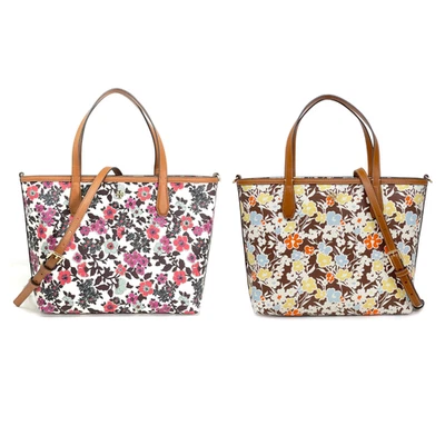 TORY BURCH Women's Kerrington Small Tote Bag Floral Print - 84763 - 88132 - Image 1 of 2
