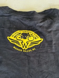 Wheels Through Time Long Sleeve T-Shirt 2XL Motorcycle Museum Maggie Valley NC - Picture 1 of 6