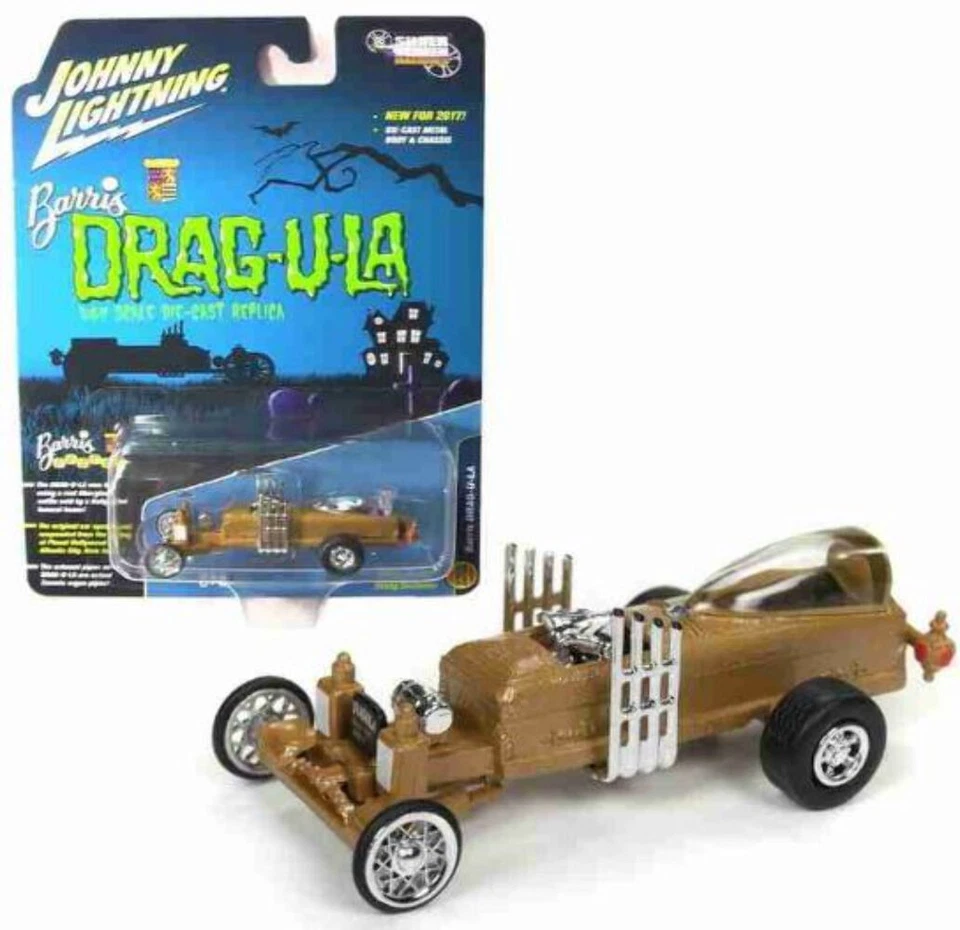 Dragula Barrels Monster Family 1:64 Johnny Lightning Car Miniature Collection - Image 1 of 1