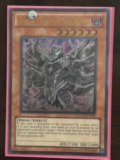 Yugioh 1x Latinum, Exarch of Dark World (UTR) Ultimate Rare PHSW-EN085 NM - Image 1 of 1