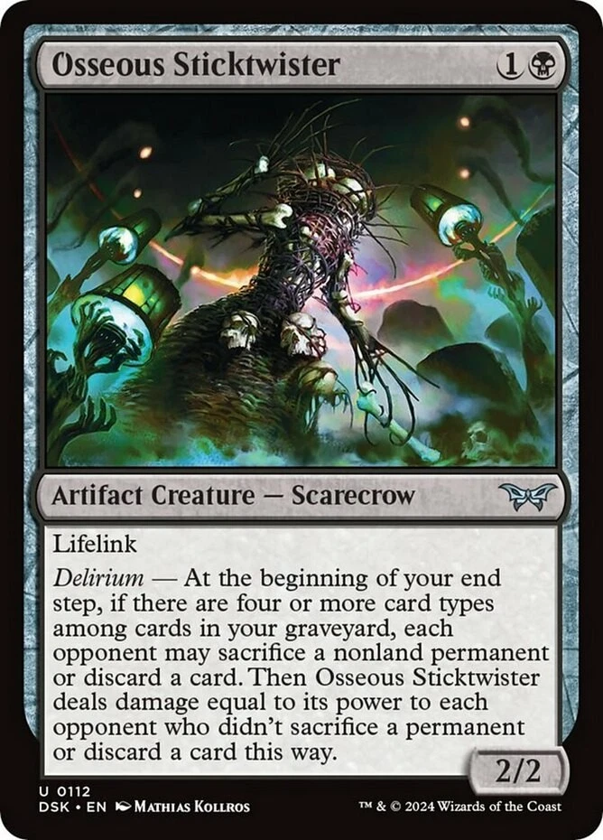 x1 Osseous Sticktwister - Duskmourn: House of Horror - NM - MTG - Image 1 of 1