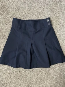 Girls Size 14 Arrow Navy Blue Skort School Uniform - Picture 1 of 2