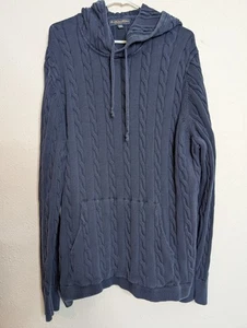 Brooks Brothers Cable Knit 100% Cotton Crew Neck Preppy Fishermen Sweater 2XLT - Picture 1 of 5