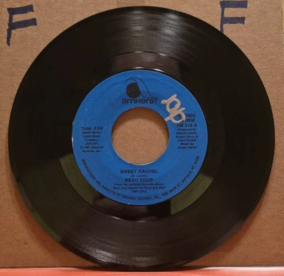 Beau Coup - Sweet Rachel/Hold On Me - Amherst 45rpm Vinyl Record VG+ - Image 1 of 2