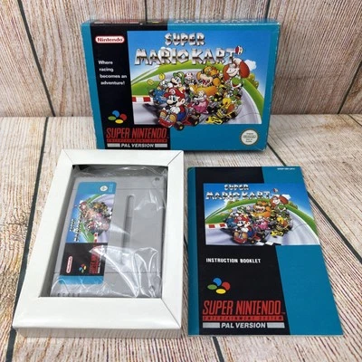 Super Mario Kart Super Nintendo (SNES) Boxed Complete With Manual (PAL) - Image 1 of 4