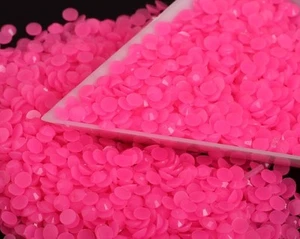 2gr Strasssteine fuxsia fluo matt zum aufkleben Größe 3mm ca. 330Stk Strass - Bild 1 von 1