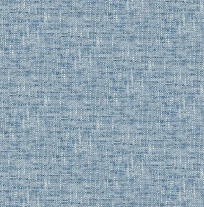 Nuwallpaper Navy Poplin Texture Raised Ink Peel & Stick Wallpaper - Picture 1 of 8