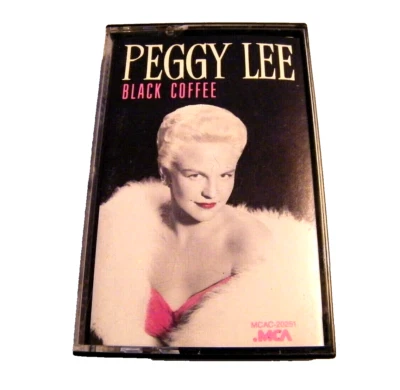 Peggy Lee-Black Coffee:cassette tape,MCA,1985 NEW - Image 1 of 2