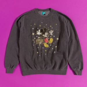 Offizieller Disney Mickey Mouse Celestial Vintage Wash Anthrazit Pullover - Bild 1 von 4