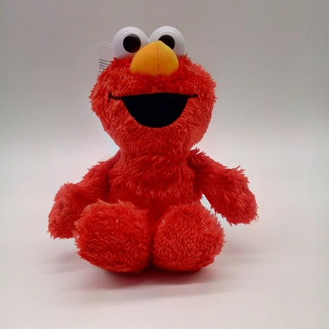 Sesame Street Little Laughs Tickle Me Elmo, Laughing, Talking 10-Inch Plush Toy Cover