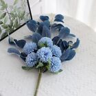 Realistic White Blue Hydrangea Bouquet Enhance Your Space with Silk Flowers