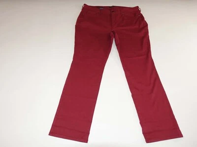 Jeans feminino Not Your Daughter Marilyn perna reta tamanho 18W vermelho 32" costura interna - Imagem 1 de 4