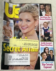 US Weekly Issue 1037 December 29 2014 Magazine Kate Hudson Royal Christmas - Picture 1 of 7