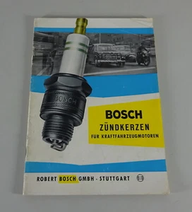 Handbuch Bosch Zündkerzen für KFZ Stand 11/1960 - Bild 1 von 4