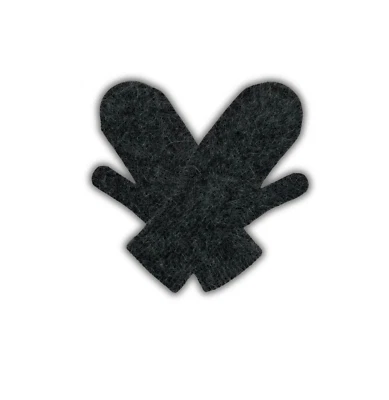 100% Angora Knitted Mittens for Women Made in USA - Image 1 of 4