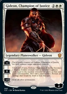 MTG - GIDEON, CHAMPION OF JUSTICE - Commander 2021 (M) - Picture 1 of 1