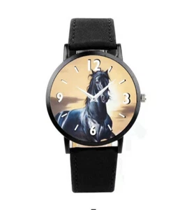 HORSE & WESTERN JEWELLERY JEWELRY WATCHES  LADIES HORSES PICTURE WATCH j - Picture 1 of 1