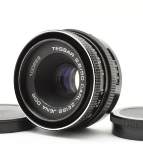 ［Near MINT］Carl Zeiss Jena DDR Tessar 50mm f/2.8 MF Standard Lens For M42 JAPAN - Picture 1 of 13