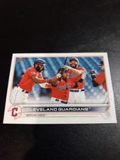 2022 Topps Series 2 Cleveland Guardians #643 Team Card Jose Ramirez