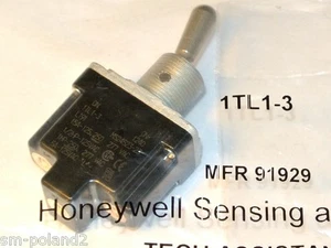 1TL1-3 Honeywell TOGGLE SWITCH  [QTY=1pcs] - Picture 1 of 3