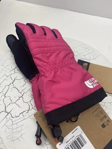The North Face Montana DRYVENT Pink /black Gloves Sz M $50 - Picture 1 of 6