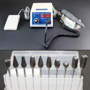 Pulidora Micromotor Eléctrica Dental 35K RPM MARATÓN Pieza de Mano + 10*Taladros Dentista - Imagen 1 de 24