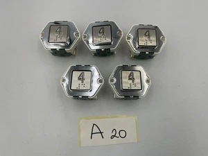 5 PCS DEWHURST No.4 Elevator Push Button C2US 24V - Picture 1 of 4