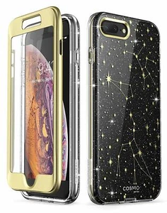 i-Blason Cosmo Glitter Case for iPhone 8 Plus / iPhone 7 Plus Clear Bumper Cover - Picture 1 of 6