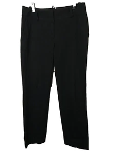 Talbots Woman 6 Trousers Black Signature Slim Straight Pocket Pants - Picture 1 of 12