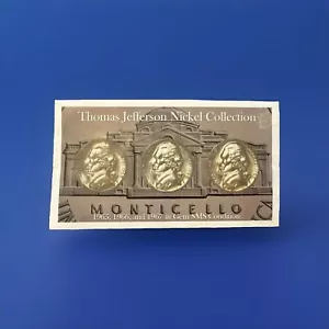 Thomas Jefferson Nickel Collection 1965, 1966 and 1967 Gem SMS Free Shipping - Picture 1 of 6