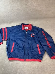 Chaqueta de nailon XXL deportiva de béisbol deportiva de béisbol para jugador profesional de los Chicago Cubs MLB de colección RARA - Imagen 1 de 16