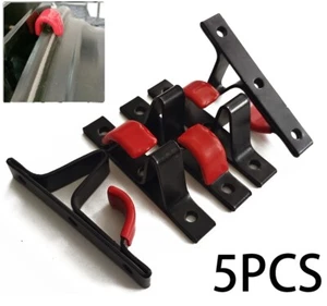 5x Llanta de cubo de rueda de neumático tienda gancho de exhibición soporte estante clip de metal colgador de pared garaje - Imagen 1 de 22