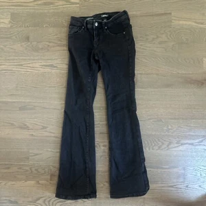 New Ladies Wild Fable Low Rise Flare Jeans- Size 0 Black - Picture 1 of 5