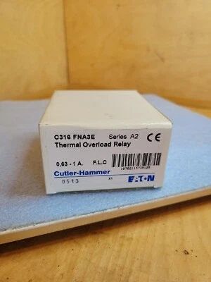 Eaton Cutler Hammer C316 FNA3E Thermal Overload Relay - Image 1 of 4