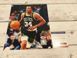 Paul Pierce signed Boston Celtics 8x10 Foto PSA/DNA COA handsigniert a - Bild 1 von 1
