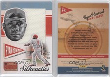 2013 Panini America's Pastime Silhouettes Materials /25 Ryan Howard #S-RY