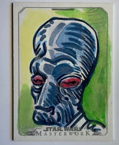 Topps Star Wars Masterwork 2015 Jason Atomic artysta szkic karta 1/1 - Zdjęcie 1 z 2