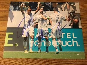 Giovani Dos Santos & Sebastian Lletget & Robbie Keane Autographed 11x14 Photo - Picture 1 of 4