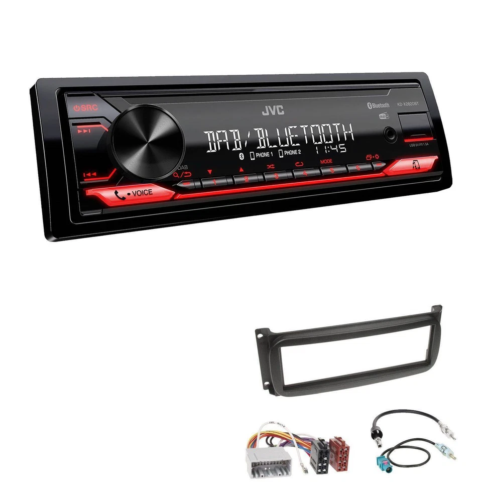 JVC Digital Autoradio Bluetooth DAB USB für Jeep Cherokee /Liberty 2001-2008