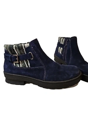Earth Origins Mujer Azul Marino Gamuza Botines Talla 10M Foto 1 de 4