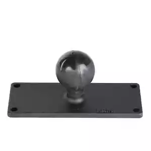 RAM Mount Rectangular 2 x 5 inch Plate with 1.5 inch Ball RAM-202U-25 - Picture 1 of 1