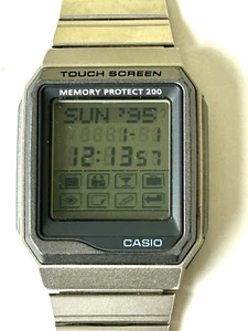 Reloj Casio Vintage Pantalla Táctil Protección Memoria VDB 200 En muy buena condición Batería Nueva - Imagen 1 de 11