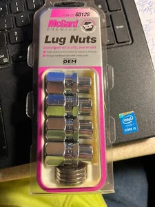 McGard 60128 Hex Lug Nut Pkg/4 7/16-20 Pro Stk Shk.49"Shk/1.6"Oal-Chrome - Picture 1 of 1