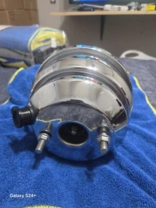 Power Brake Booster  for 1968-1982 C3 Chevrolet Corvette Chrome - Picture 1 of 9