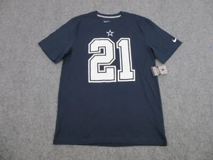 Dallas Cowboys Shirt Mens Large Blue Logo Ezekiel Elliott NFL Football Nike - Picture 1 of 14
